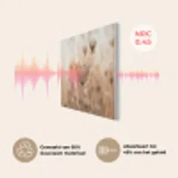 Schermbloem - Droogbloem - Winter - Beige - Minimalistisch PET vilt klein -USP_NL