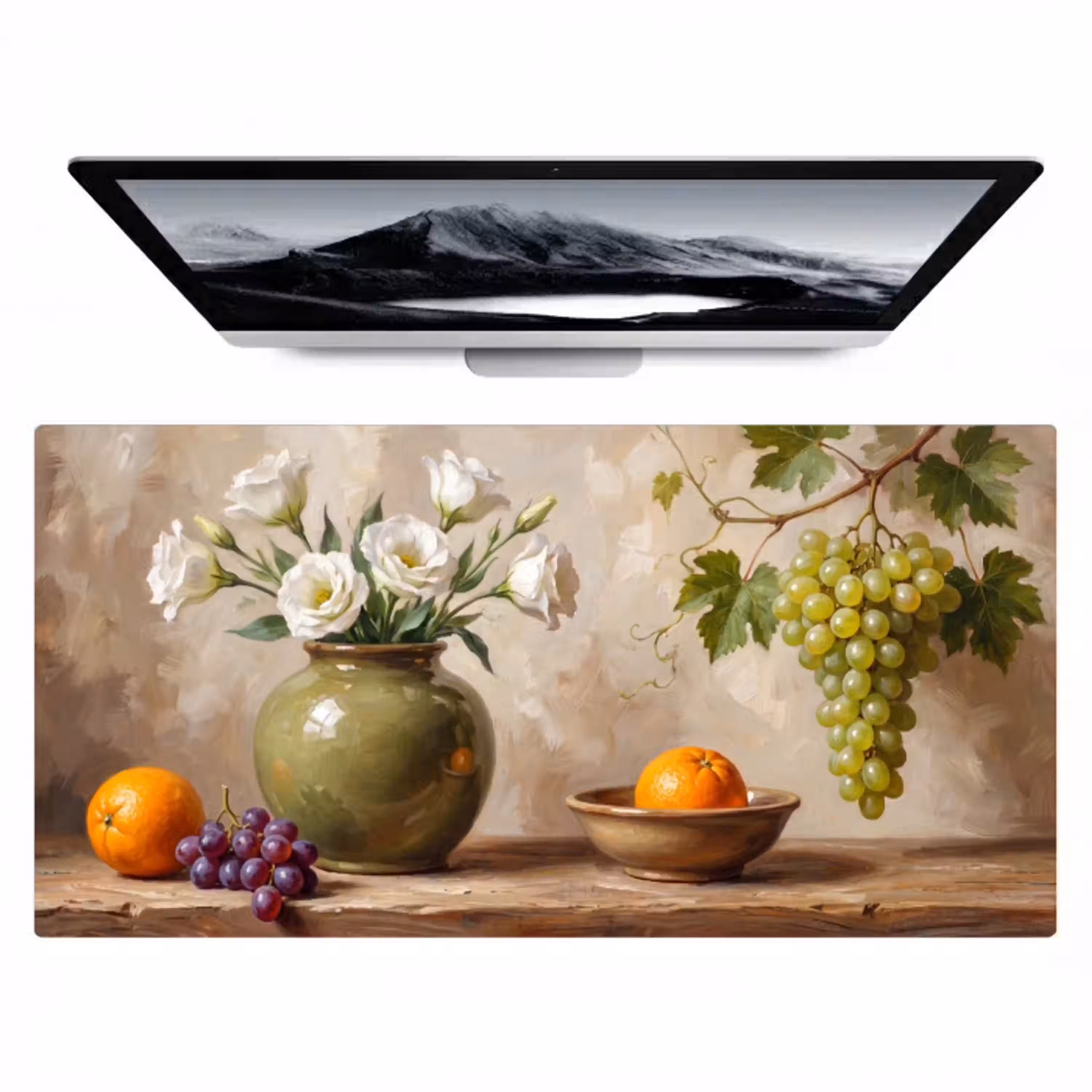 Bloemen - Fruit - Stilleven Muismat XXL klein -zzz3d