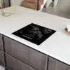 Spijkenisse - Kaart - Stadskaart - Plattegrond Inductie beschermer vinyl 3mm middel -sfeer8