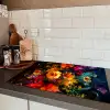 Nachtelijke Bloemenpracht Inductie beschermer vinyl 3mm klein -sfeer3