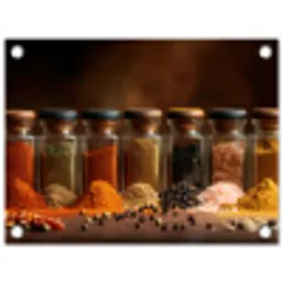 Potjes - Kruiden - Specerijen - Korrels tuinposter los doek klein -3d