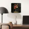 Boeket - Oranje - Gouden - vaas plexiglas 5mm klein -sfeer6