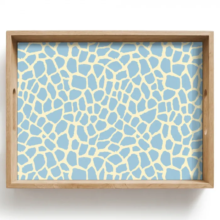 Giraf - Modern - Blauw Dienblad Rechthoek middel 911 -z3d_shopping