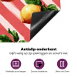 Citroen - Geïllustreerd - Oranje Inductie beschermer vinyl 3mm klein 276 -zzzzzzz-cc-onderkant