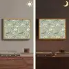 Klassiek - Botanisch - Groen Light Box met batterij (Wandlamp) middel 907 -sfeer3