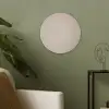 Japandi - Beige - Modern Akoestische PET Vilt - Rond klein -sfeer2