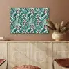 Dierenprint - Panter - Bladeren - Tropisch - Jungle PET vilt middel -sfeer4