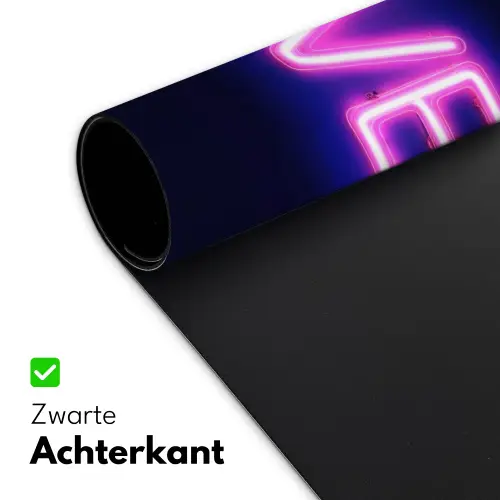 Neon - Love - Valentijn Muismat XXL klein -sfeer2