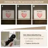 Hart - Rood - Minimalistisch Light Box met batterij (Wandlamp kind) middel -USP_dimbaarNL