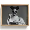 Vrouw - Pasta - Zonnebril Dienblad Rechthoek middel -z3d_shopping