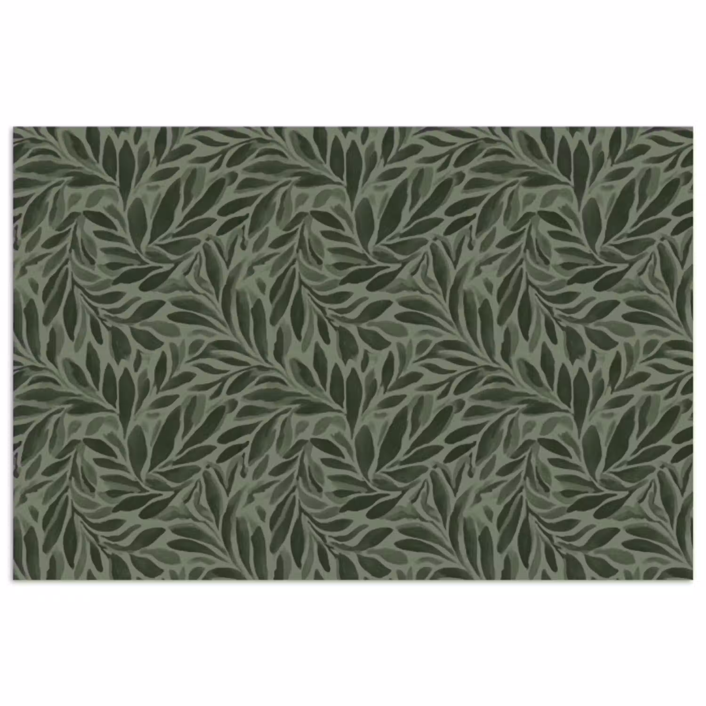 Bladeren - Organisch - Groen poster papier klein 62 -3d