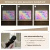 Licht - Regenboog - Hartjes Light Box met batterij (Wandlamp kind) middel -USP_dimbaarNL