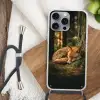 Vos - Bos - Slapen Hoesje iPhone 16 Pro Max met koord klein -sfeer4
