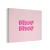 Bisou - Roze - Dikke letters PET vilt klein -3d