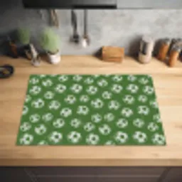 Voetbal - Sport - Groen Inductie beschermer vinyl 3mm klein 276 -sfeer5