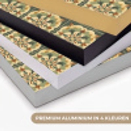 Ornament - Patroon - Groen Textielframe zwart klein 947 -USP_kleurenNL