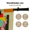 Meisje - Zonnebril - Kat - Retro Wandkleed katoen klein -sfeer2