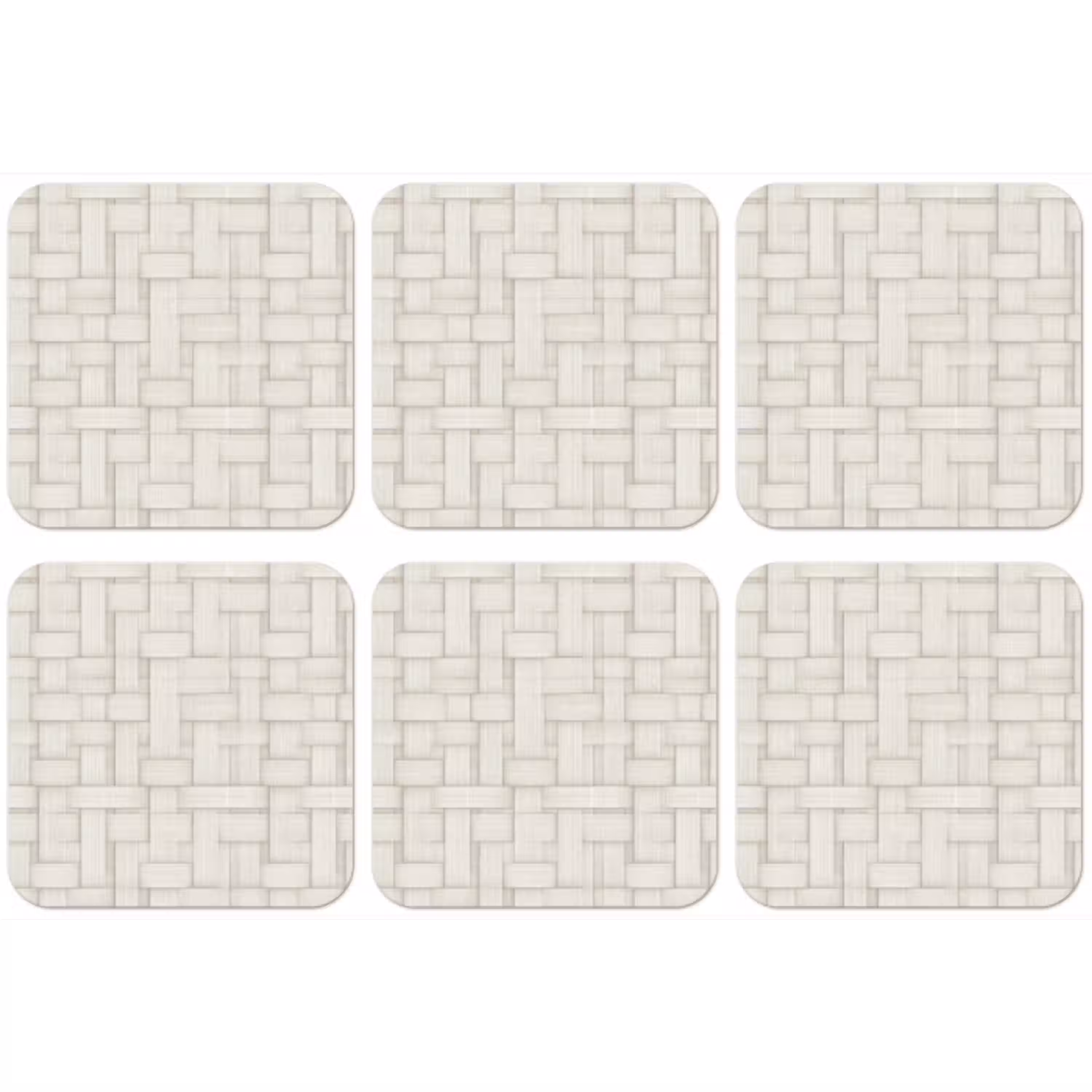 Vlechtwerk - Banen - Beige onderzetter kurk middel 366 -zkaufland3dotto