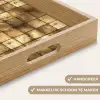 Geometrisch - Tegels - Goud Dienblad Rechthoek middel 911 -USP_HandgreepNL