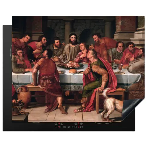 Het laatste avondmaal - Schilderij van Willem Key Inductie beschermer vinyl 3mm groot -3d