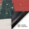 Kerstgroet - Sneeuw - Rood Deurmat klein -antislip_NL