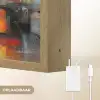 Gracht - Huizen - Kunst - Art Light Box met batterij (Wandlamp) middel -USP_websiteoplaadbaarNL
