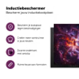 Space - Stars - Abstract - Colorful Inductie beschermer vinyl 3mm klein -zzzzzzz-cc-usp