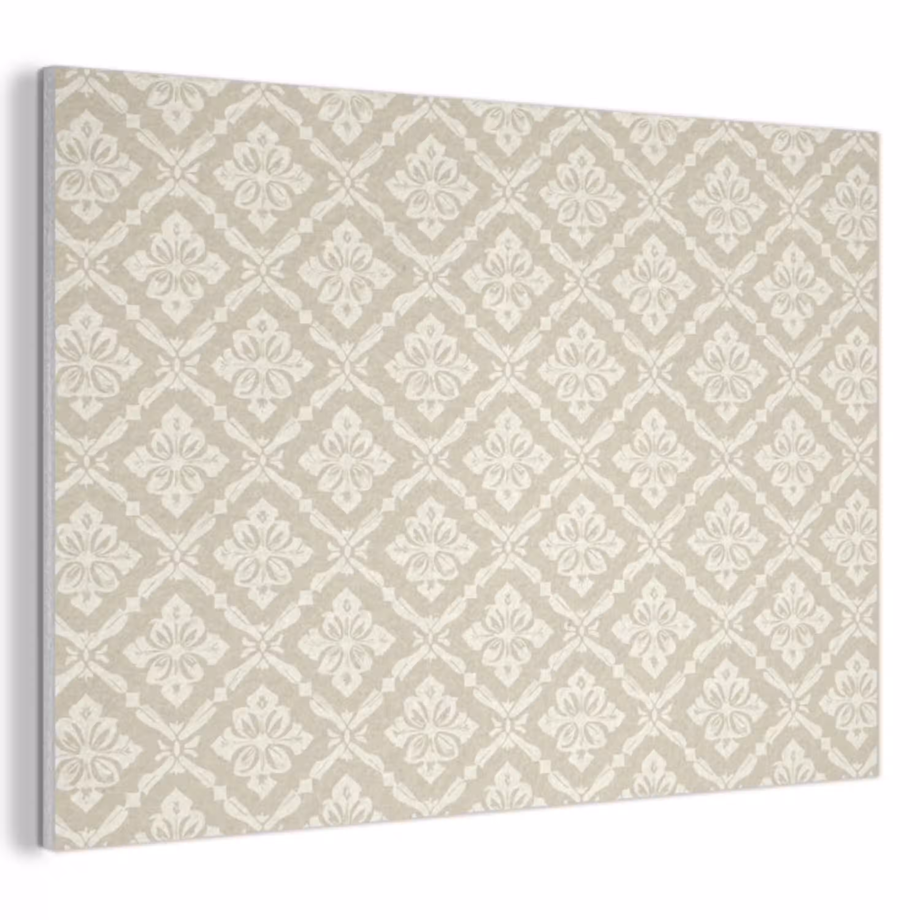 Floraal - Ornament - Beige PET vilt klein 837 -3d