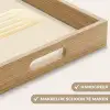 Minimalistisch - Waterijsje - Stokje - Beige Dienblad Rechthoek middel -USP_HandgreepNL
