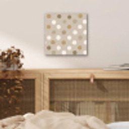 Polka - Dots - Beige aluminium wit klein 46 -sfeer3