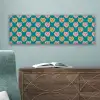 Kattengezichten - Sterren - Turquoise canvas 2cm klein 828 -sfeer4
