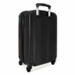 Koffer - Paard - Bloemen - Roze - Natuur - Bos Koffer - NBS - Handbagage middel -achterkant