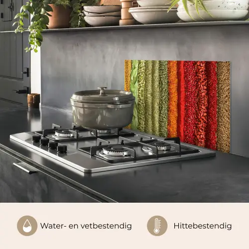 Kruiden - Specerijen - Kleurrijk keuken achterwand spatscherm klein -usp_NL