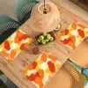 Abstract - Vormen - Oranje Placemat vinyl groot -zzsfeer5_Kitchenyeah-website