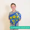 Smiley - Blauw - Geel Kinderrugzak - Blauw middel -sfeer1_NL