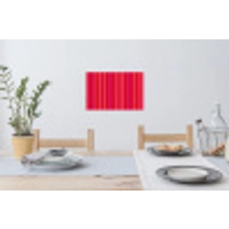 Verticaal - Strepen - Roze Muursticker klein 286 -eettafel
