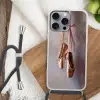 Balletschoenen - Satijn - Aardetinten Hoesje iPhone 16 Pro Max met koord klein -sfeer4