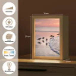 Meeuwen - Strand - Zee - Roze Light Box met kabel (Kinderlampje) klein -USP_websiteoverzichtDE