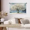 Boom - Winter - Levensboom - Modern - Goud Wandkleed katoen middel -sfeer1