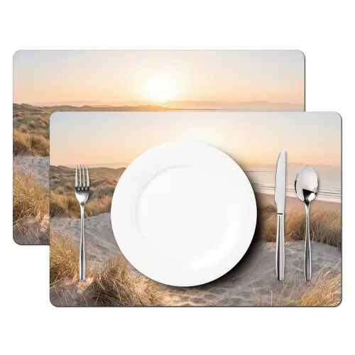 Duinen - Strand - Zee Placemat vinyl groot -zzsfeer2_Kitchenyeah-website