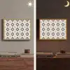 Bladvorm - Klassiek - Kleurrijk Light Box met batterij (Wandlamp) middel 907 -sfeer3