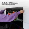 Watermeloen - Zwart - Water - Fruit - Meloen Inductie beschemer met haakjes middel -ky-ophangen-nl