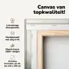 Sparren - Bomen - Groen - Beige canvas 2cm klein -zzzsfeer2_topdoek