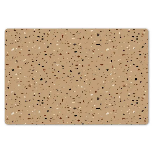 Terrazzo - Patroon - Beige Placemat vinyl groot 368 -zzsfeer1_Kitchenyeah-website