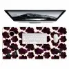 Bloemen - Aquarel - Paars Muismat XXL klein 681 -3d