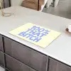 100% that bitch - Blauw - Wit Inductie beschermer vinyl 3mm klein -sfeer8