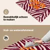 New era - Bordeaux - Zebraprint Inductie beschemer met haakjes klein -ky-schoon-nl