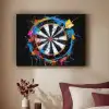 Graffiti - Sport - Darten - Dartbord Textielframe zwart klein -sfeer1