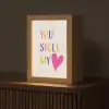 Hart - Valentijn - Tekst Light Box met kabel (Tafellamp) klein -z3d_website