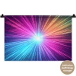 Abstract - Light - Burst - Modern - Colorful Wandkleed katoen klein -t3d_DE